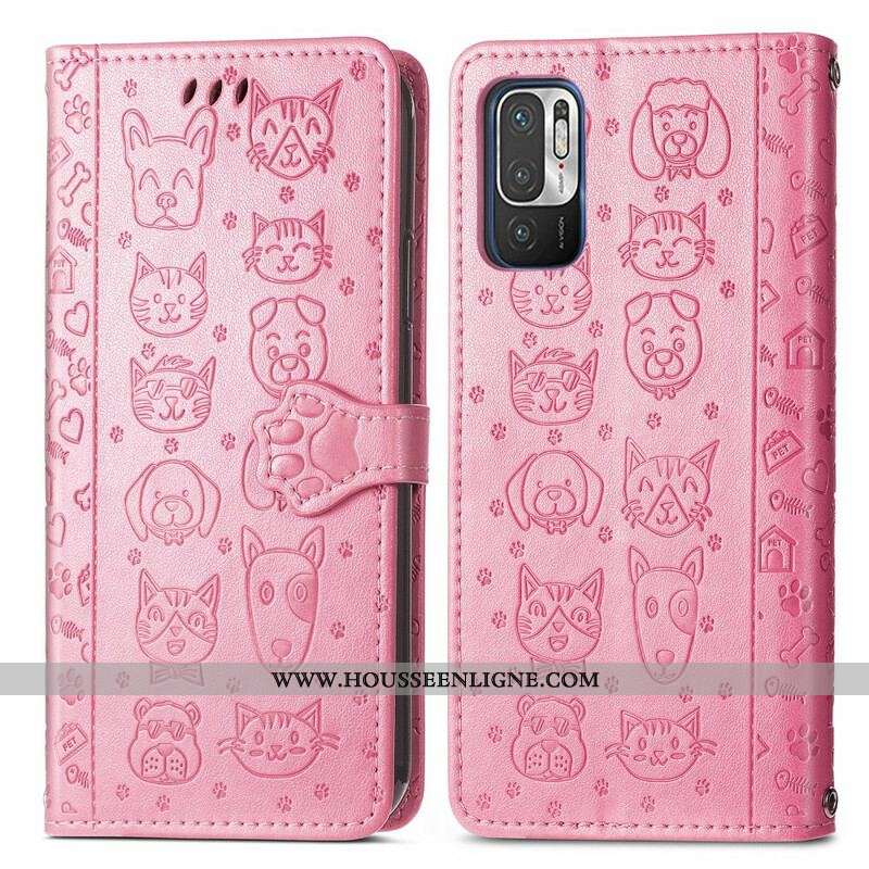 Housse Xiaomi Redmi Note 10 5G / Poco M3 Pro 5G Animaux Animés