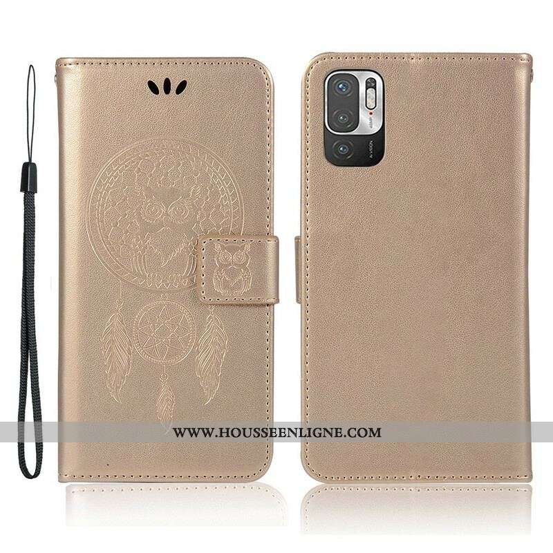 Housse Xiaomi Redmi Note 10 5G / Poco M3 Pro 5G Attrape Rêves Hibou