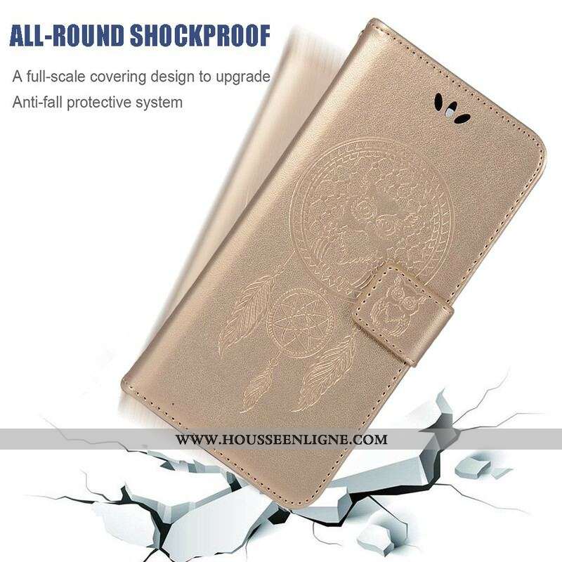 Housse Xiaomi Redmi Note 10 5G / Poco M3 Pro 5G Attrape Rêves Hibou