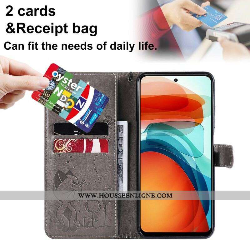 Housse Xiaomi Redmi Note 10 5G / Poco M3 Pro 5G Chat Aniné