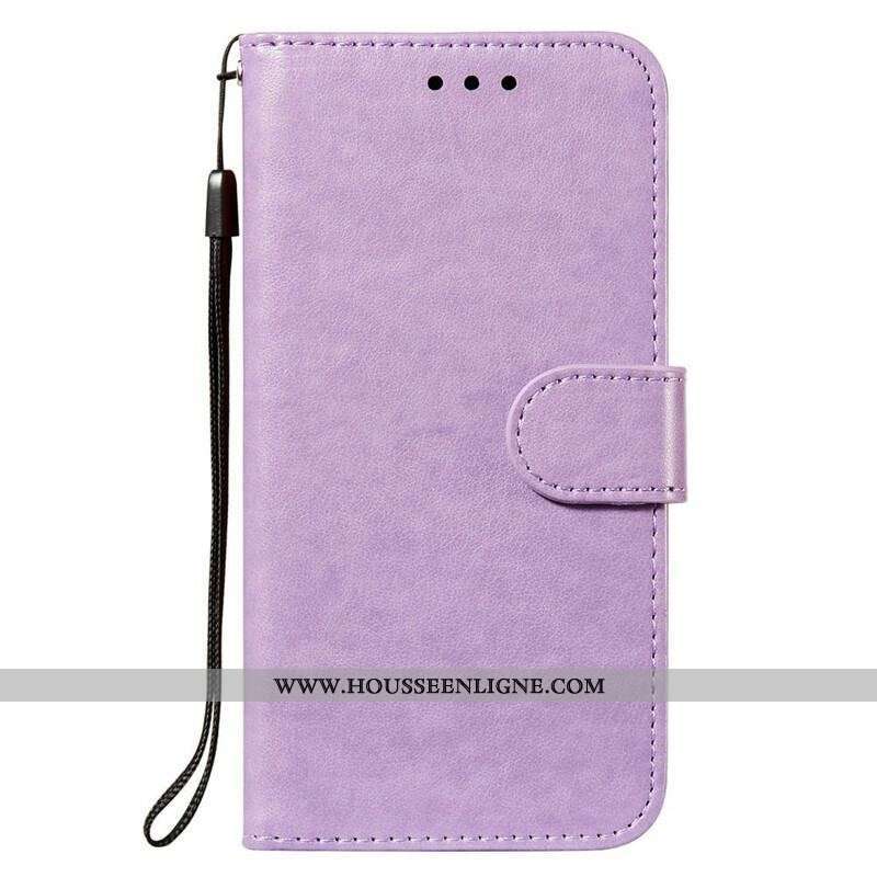 Housse Xiaomi Redmi Note 10 5G / Poco M3 Pro 5G Design Cuir avec Lanière