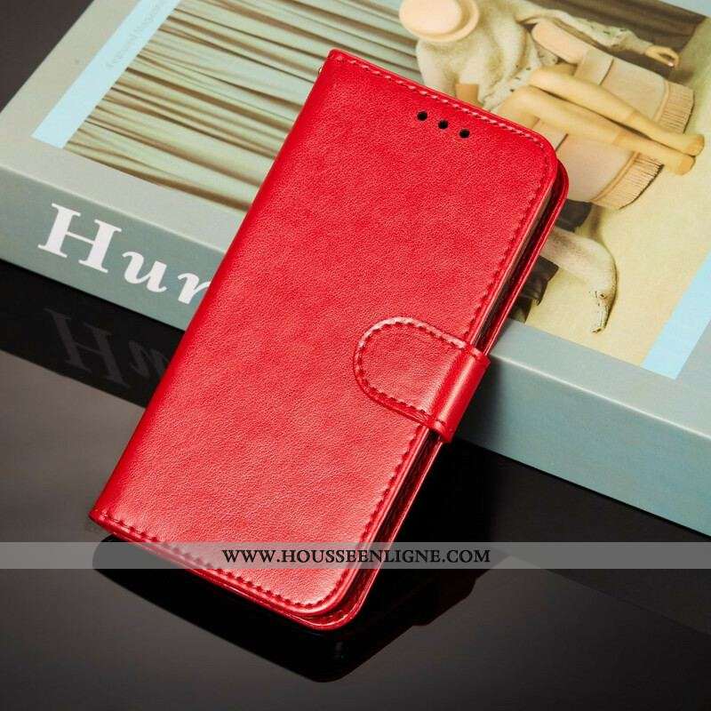 Housse Xiaomi Redmi Note 10 5G / Poco M3 Pro 5G Design Cuir avec Lanière