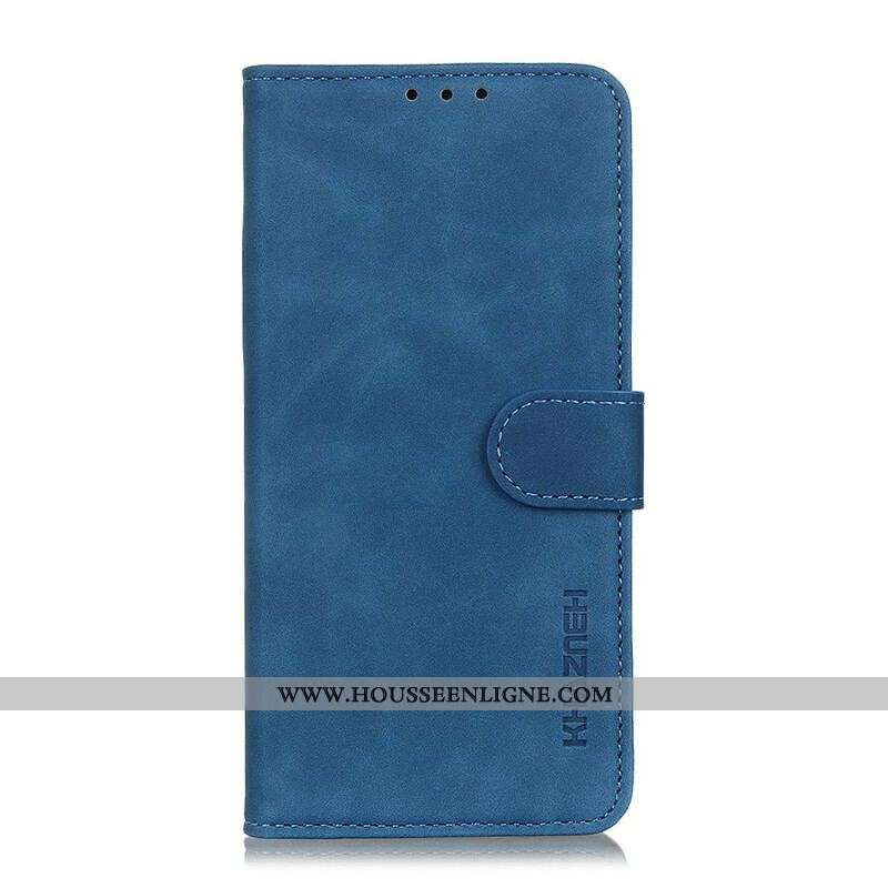 Housse Xiaomi Redmi Note 10 5G / Poco M3 Pro 5G Effet Cuir KHAZNEH
