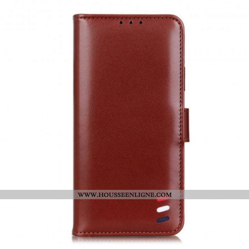 Housse Xiaomi Redmi Note 10 5G / Poco M3 Pro 5G Effet Cuir Tricolore