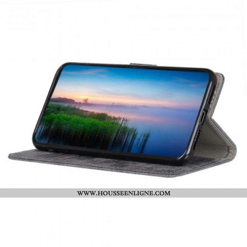 Housse Xiaomi Redmi Note 10 5G / Poco M3 Pro 5G Effet Cuir Vintage