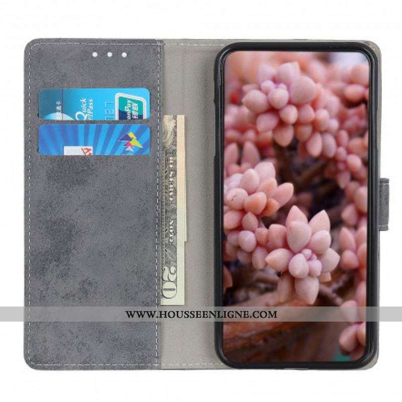 Housse Xiaomi Redmi Note 10 5G / Poco M3 Pro 5G Effet Cuir Vintage