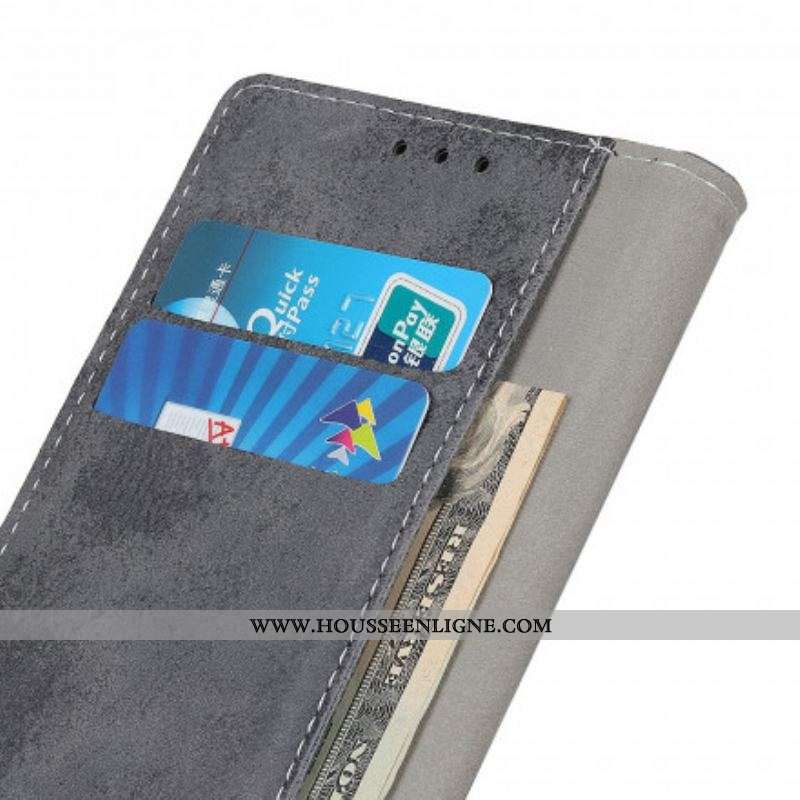 Housse Xiaomi Redmi Note 10 5G / Poco M3 Pro 5G Effet Cuir Vintage