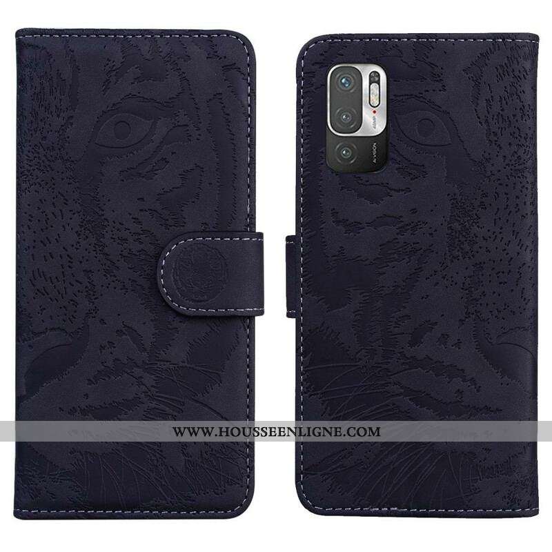 Housse Xiaomi Redmi Note 10 5G / Poco M3 Pro 5G Empreinte Face de Tigre