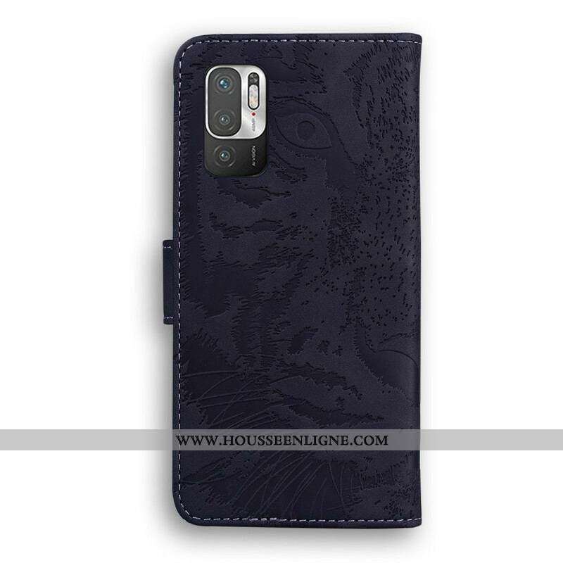 Housse Xiaomi Redmi Note 10 5G / Poco M3 Pro 5G Empreinte Face de Tigre