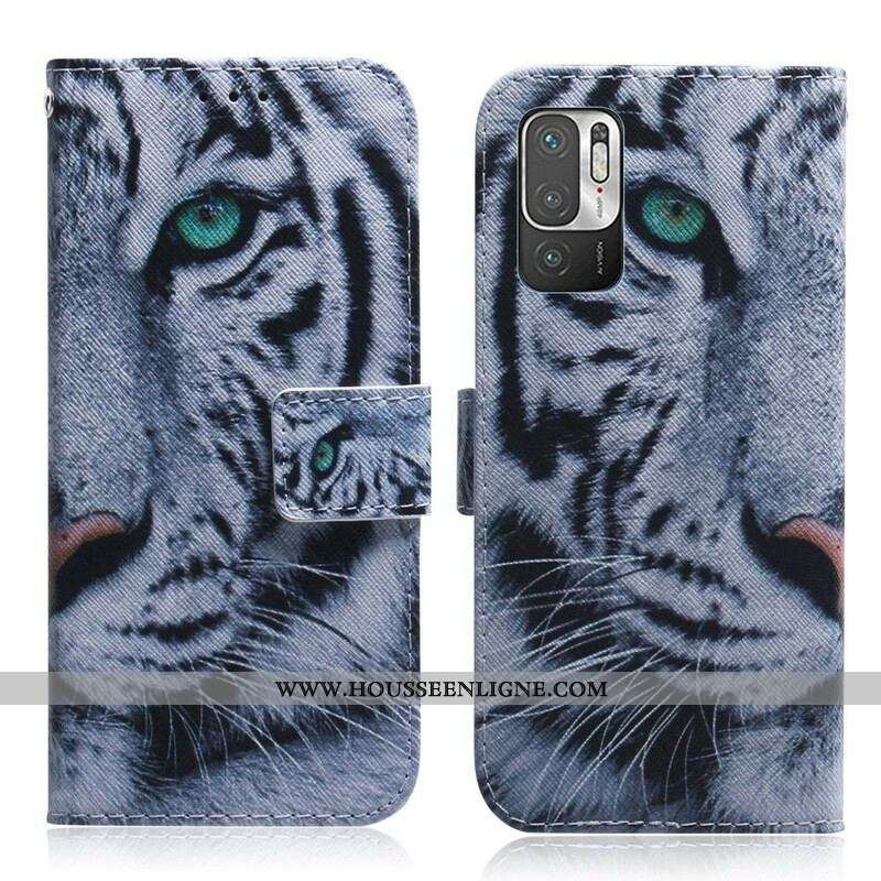 Housse Xiaomi Redmi Note 10 5G / Poco M3 Pro 5G Face de Tigre