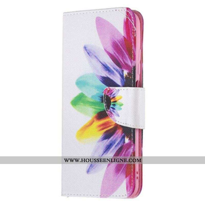 Housse Xiaomi Redmi Note 10 5G / Poco M3 Pro 5G Fleur Aquarelle