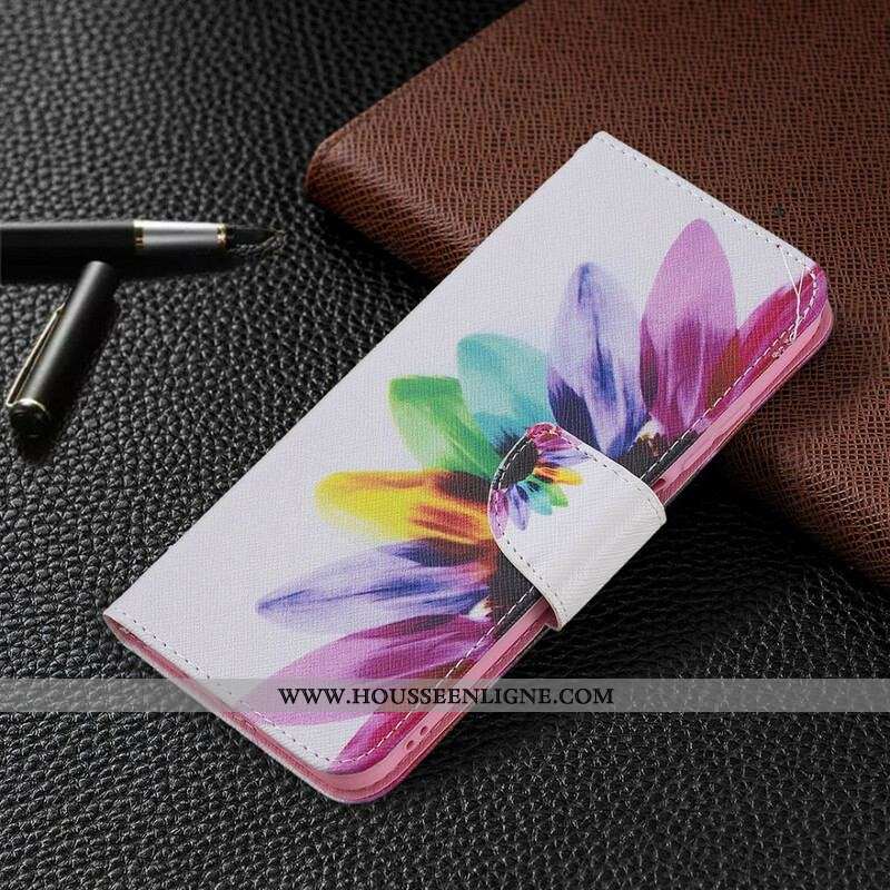 Housse Xiaomi Redmi Note 10 5G / Poco M3 Pro 5G Fleur Aquarelle