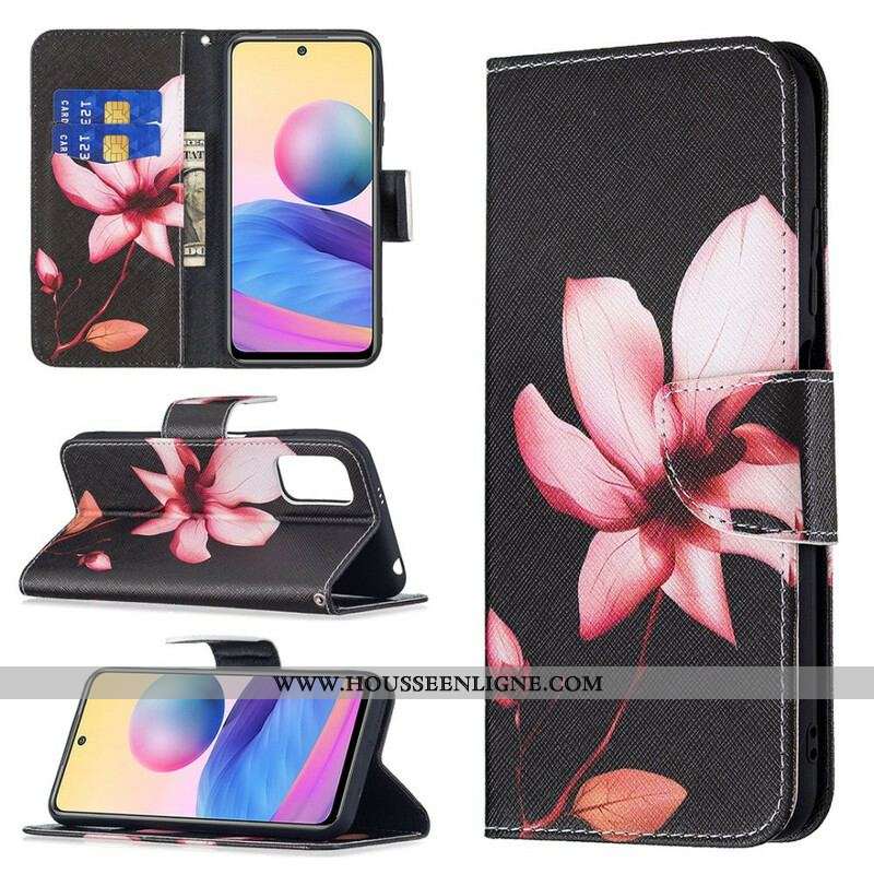 Housse Xiaomi Redmi Note 10 5G / Poco M3 Pro 5G Fleur Rose