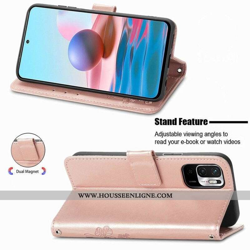 Housse Xiaomi Redmi Note 10 5G / Poco M3 Pro 5G Fleurs au Vent