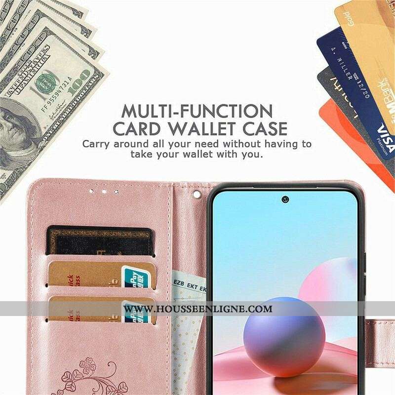 Housse Xiaomi Redmi Note 10 5G / Poco M3 Pro 5G Fleurs au Vent