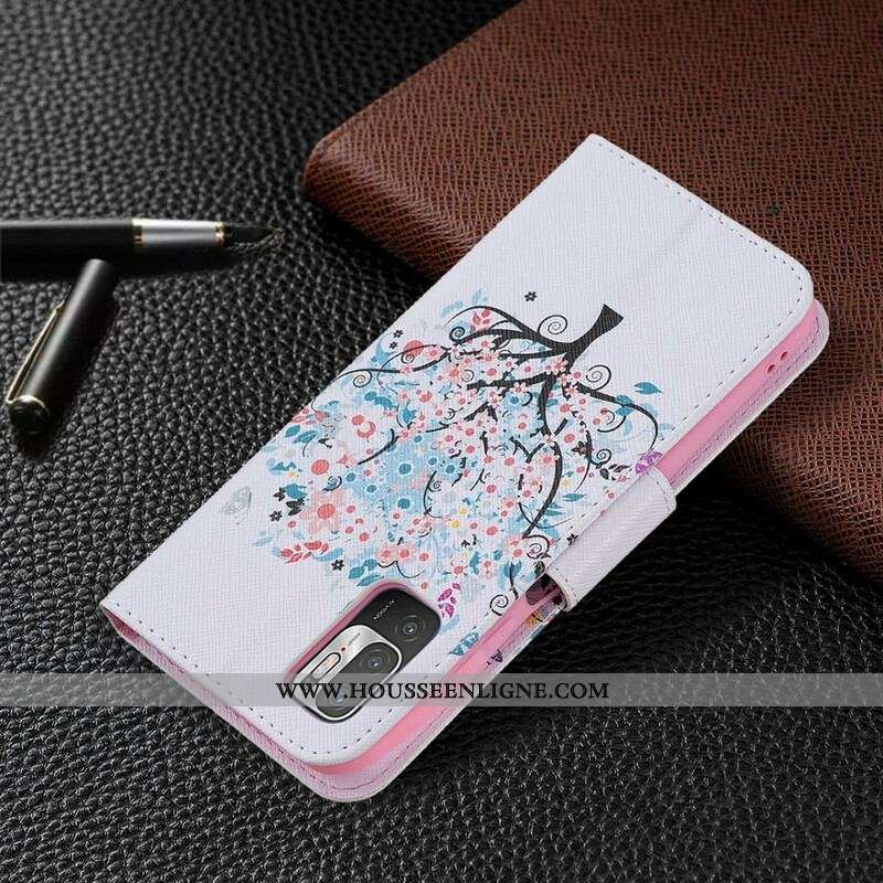 Housse Xiaomi Redmi Note 10 5G / Poco M3 Pro 5G Flowered Tree