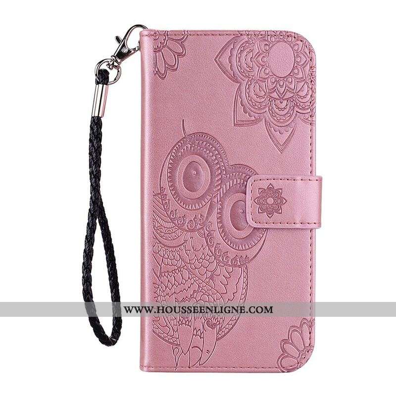 Housse Xiaomi Redmi Note 10 5G / Poco M3 Pro 5G Hibou et Lanière
