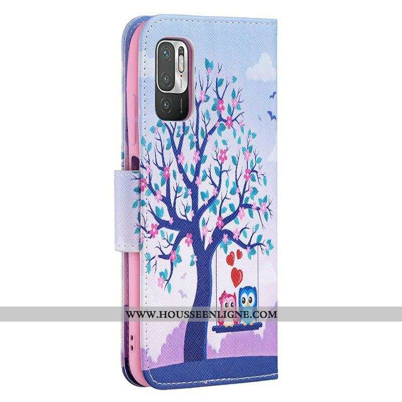 Housse Xiaomi Redmi Note 10 5G / Poco M3 Pro 5G Hiboux Sur La Balançoire
