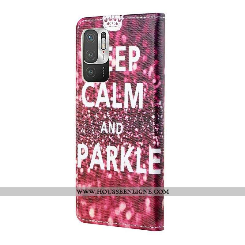 Housse Xiaomi Redmi Note 10 5G / Poco M3 Pro 5G Keep Calm and Sparkle