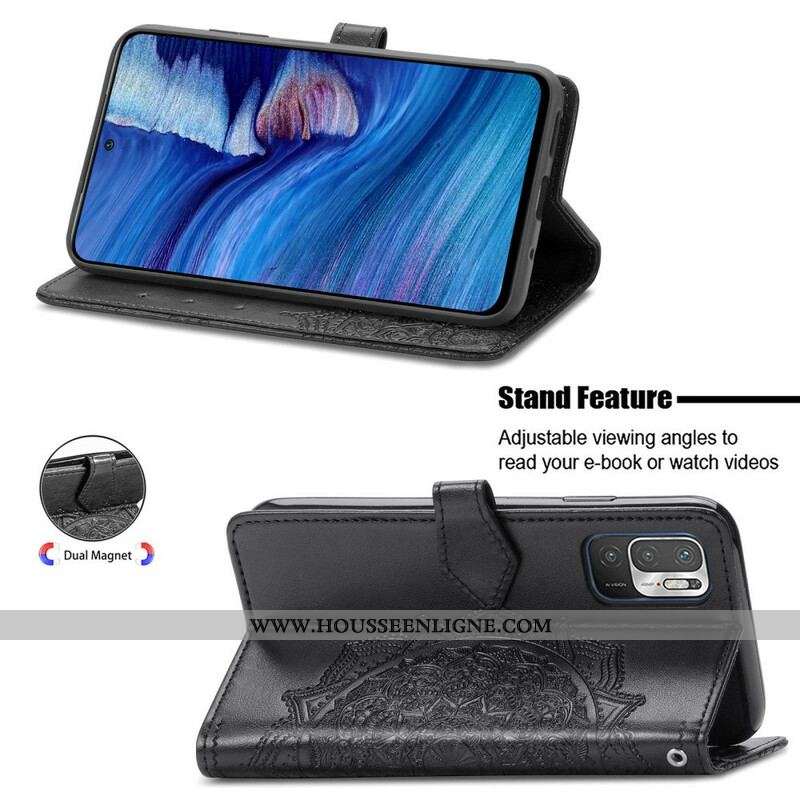 Housse Xiaomi Redmi Note 10 5G / Poco M3 Pro 5G Mandala Moyen Age