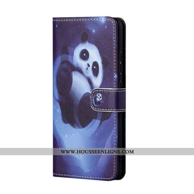 Housse Xiaomi Redmi Note 10 5G / Poco M3 Pro 5G Panda Space à Lanière