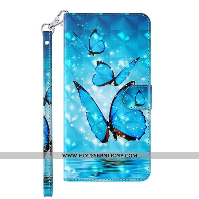 Housse Xiaomi Redmi Note 10 5G / Poco M3 Pro 5G Papillons Bleus