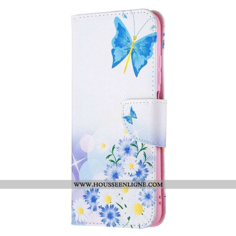 Housse Xiaomi Redmi Note 10 5G / Poco M3 Pro 5G Papillons et Fleurs