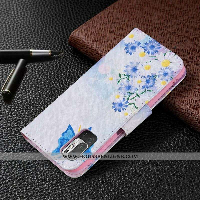 Housse Xiaomi Redmi Note 10 5G / Poco M3 Pro 5G Papillons et Fleurs