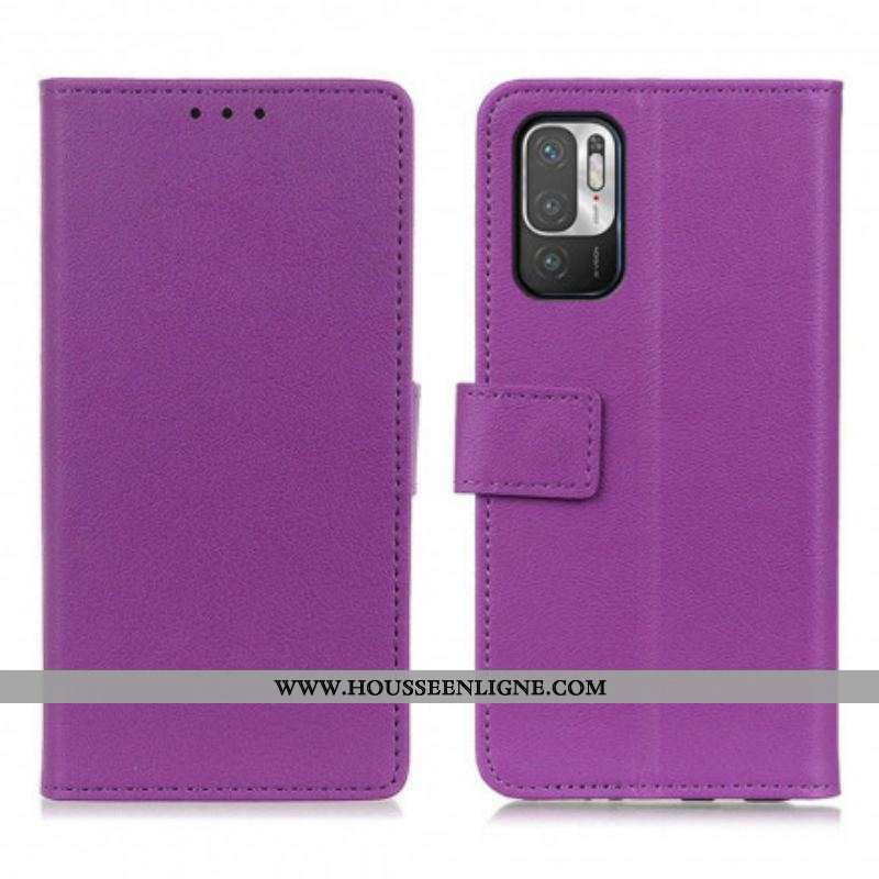 Housse Xiaomi Redmi Note 10 5G / Poco M3 Pro 5G Simili Cuir Classique
