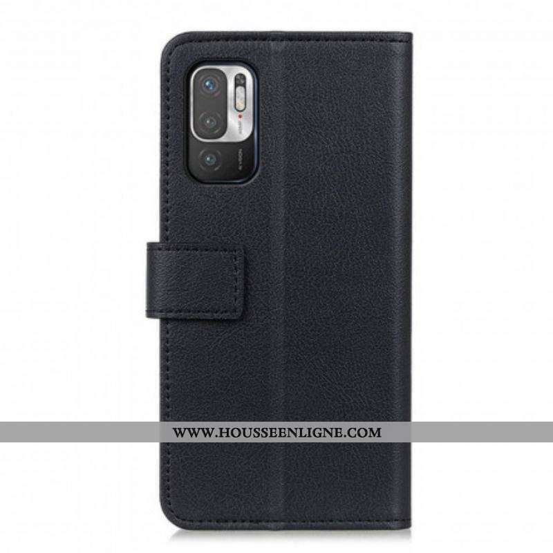 Housse Xiaomi Redmi Note 10 5G / Poco M3 Pro 5G Simili Cuir Classique