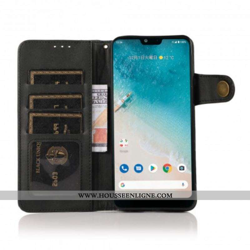 Housse Xiaomi Redmi Note 10 5G / Poco M3 Pro 5G Simili Cuir KHAZNEH