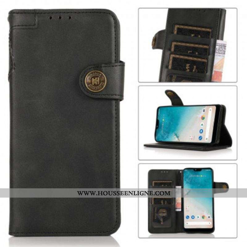 Housse Xiaomi Redmi Note 10 5G / Poco M3 Pro 5G Simili Cuir KHAZNEH