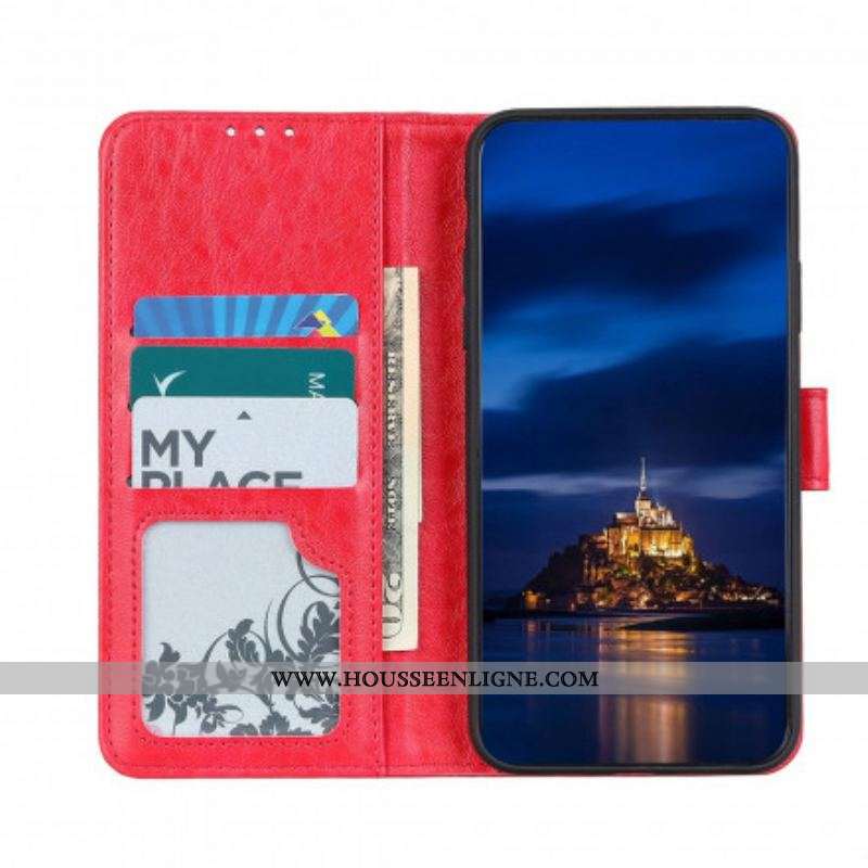 Housse Xiaomi Redmi Note 10 5G / Poco M3 Pro 5G Simili Cuir Texturé
