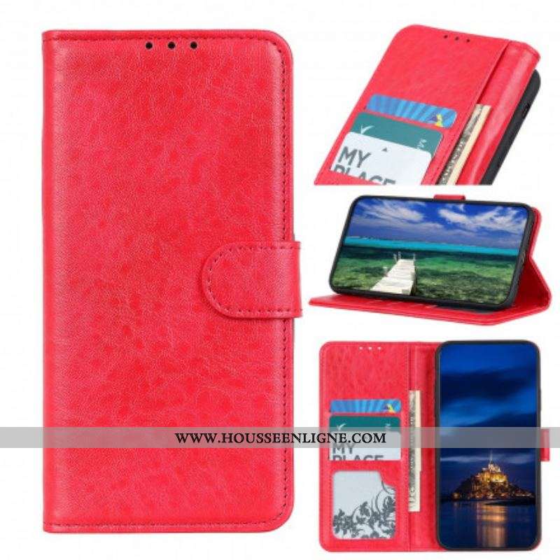 Housse Xiaomi Redmi Note 10 5G / Poco M3 Pro 5G Simili Cuir Texturé