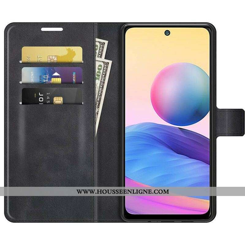 Housse Xiaomi Redmi Note 10 5G / Poco M3 Pro 5G  Style Cuir
