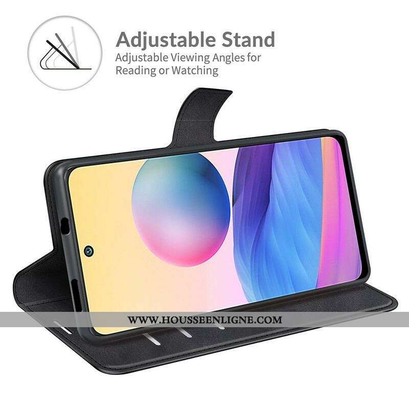 Housse Xiaomi Redmi Note 10 5G / Poco M3 Pro 5G  Style Cuir