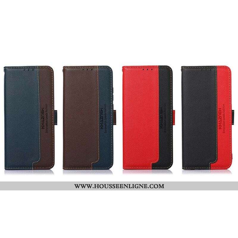 Housse Xiaomi Redmi Note 10 5G / Poco M3 Pro 5G Style Litchi RFID