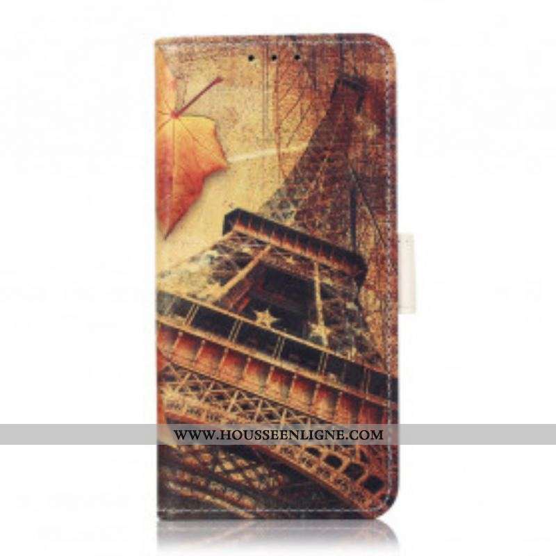 Housse Xiaomi Redmi Note 10 5G / Poco M3 Pro 5G Tour Eiffel En Automne