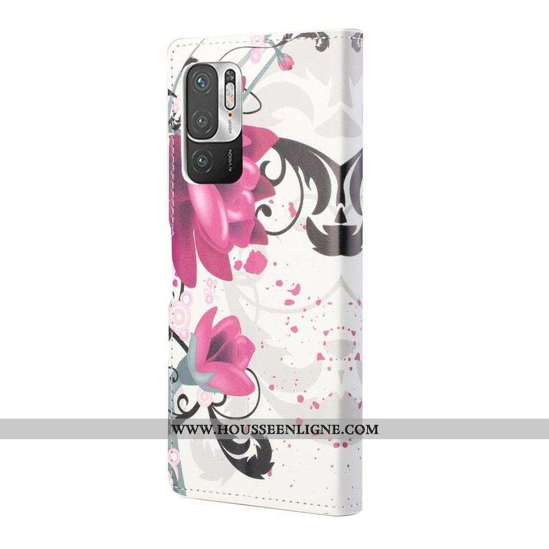 Housse Xiaomi Redmi Note 10 5G / Poco M3 Pro 5G Tropical Flowers