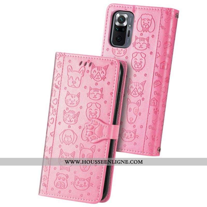 Housse Xiaomi Redmi Note 10 Pro Animaux Animés