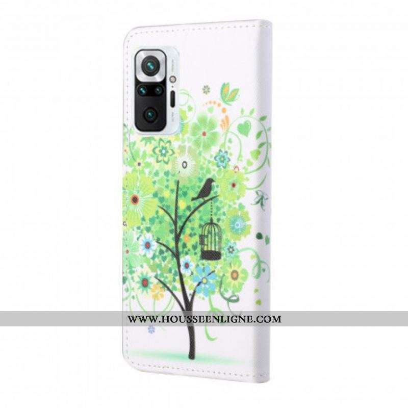 Housse Xiaomi Redmi Note 10 Pro Arbre Vert