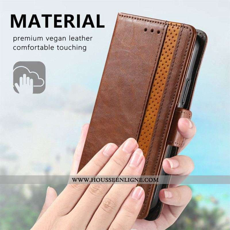 Housse Xiaomi Redmi Note 10 Pro Bicolore Double Fermoir