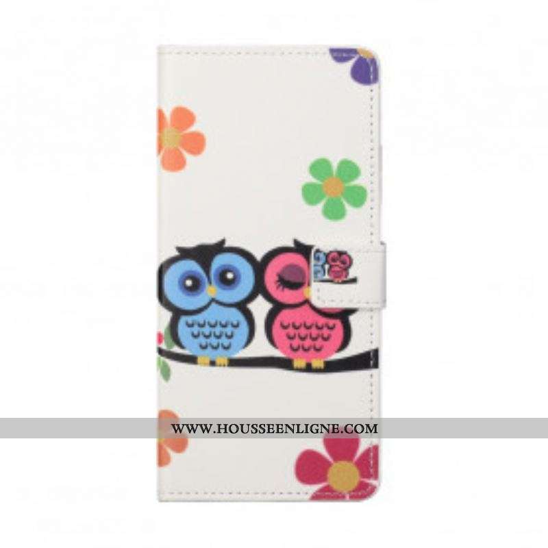 Housse Xiaomi Redmi Note 10 Pro Couple de Hiboux
