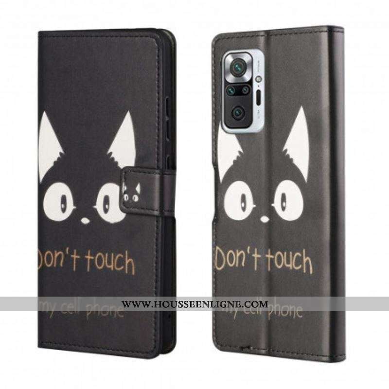 Housse Xiaomi Redmi Note 10 Pro Don't Touch My Cell Phone