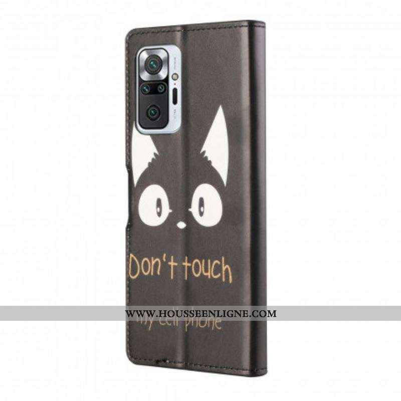 Housse Xiaomi Redmi Note 10 Pro Don't Touch My Cell Phone