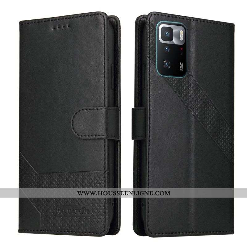 Housse Xiaomi Redmi Note 10 Pro Effet Cuir GQ.UTROBE