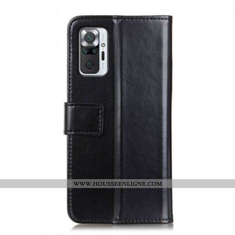 Housse Xiaomi Redmi Note 10 Pro Effet Cuir Tricolore