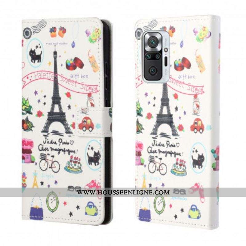 Housse Xiaomi Redmi Note 10 Pro J'adore Paris