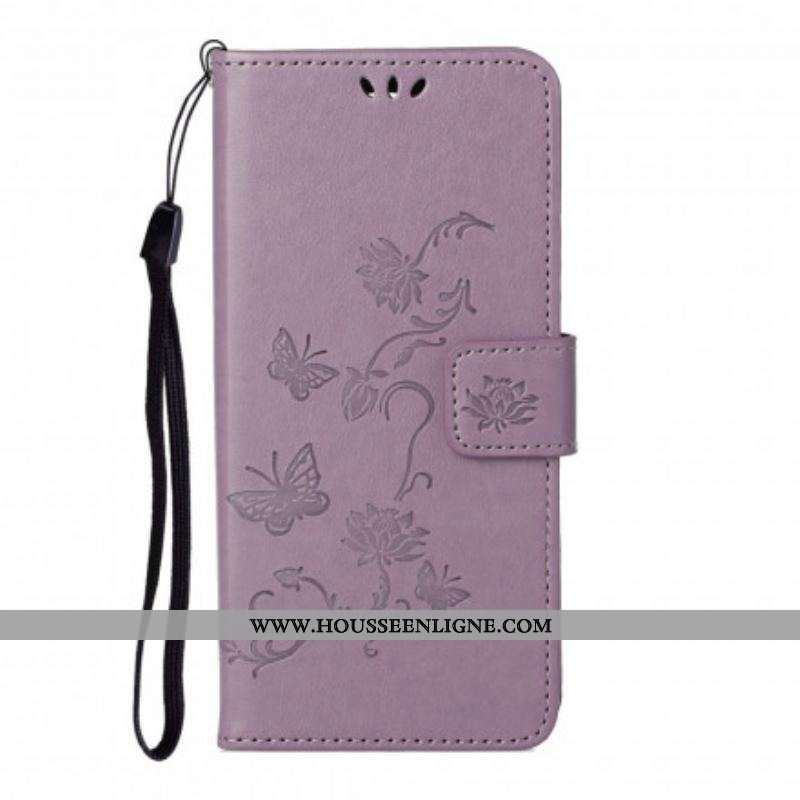 Housse Xiaomi Redmi Note 10 Pro Papillons et Fleurs