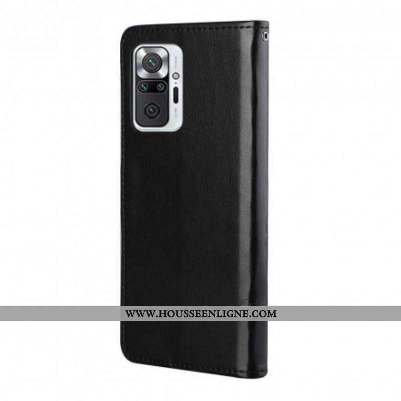 Housse Xiaomi Redmi Note 10 Pro Papillons et Fleurs